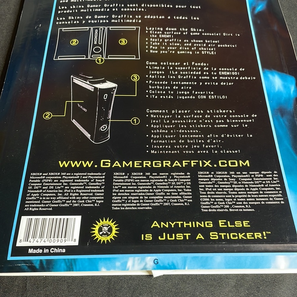 Xbox 360 Reusable Gamer Graffix Skin - Picture 7 of 10